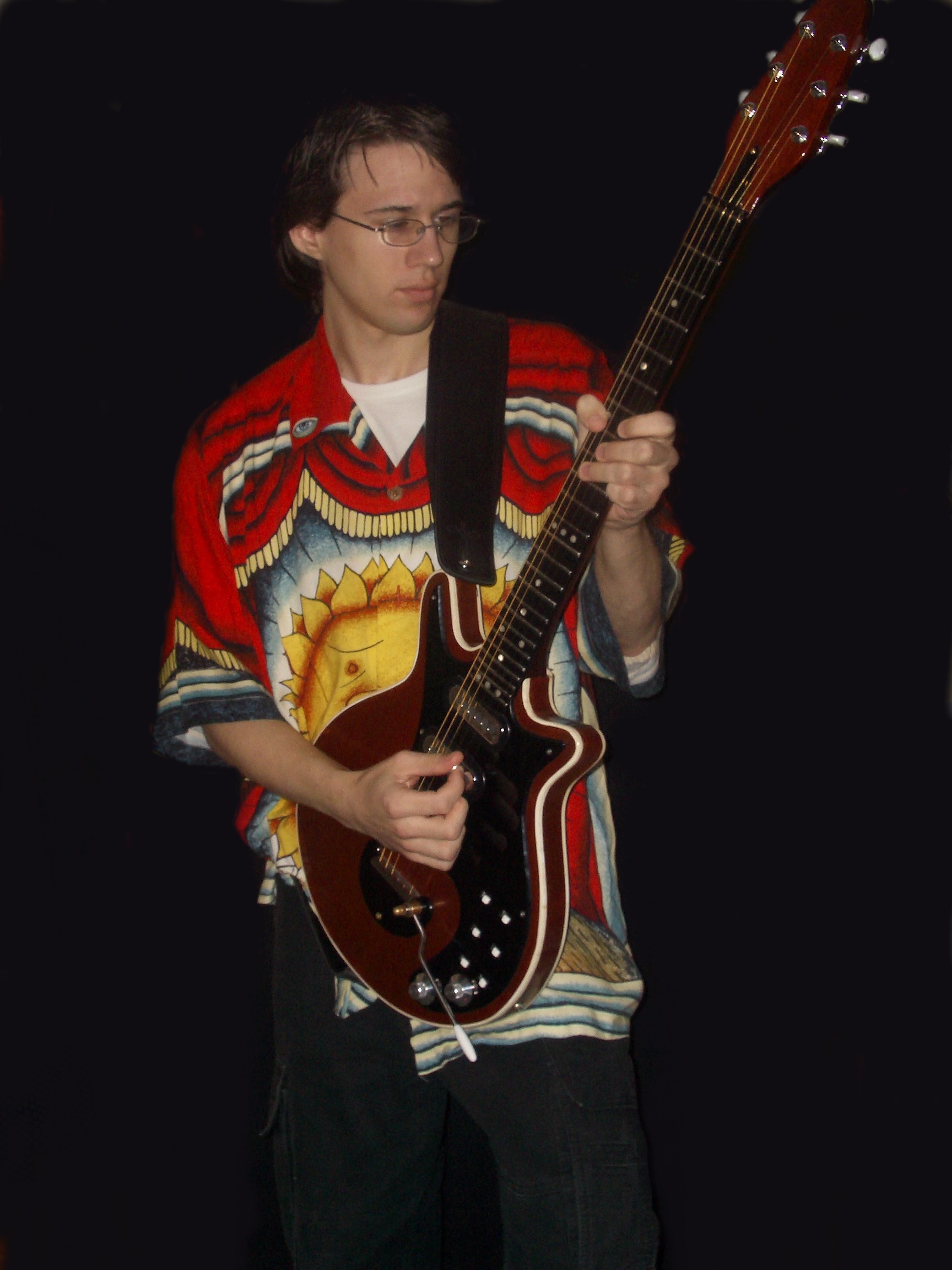Me and home made guitar
